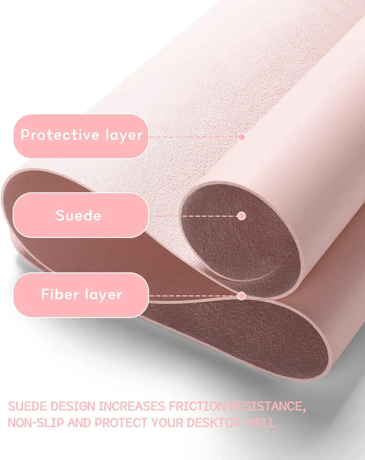 Tapis de bureau imperméable en - Pc Gaming Pink avis et prix